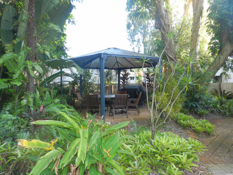 Stunning garden gazebo at The York Cairns Beaches Accommodation